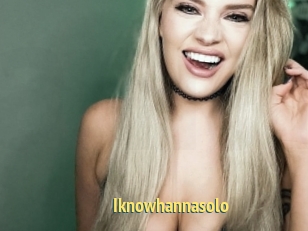 Iknowhannasolo